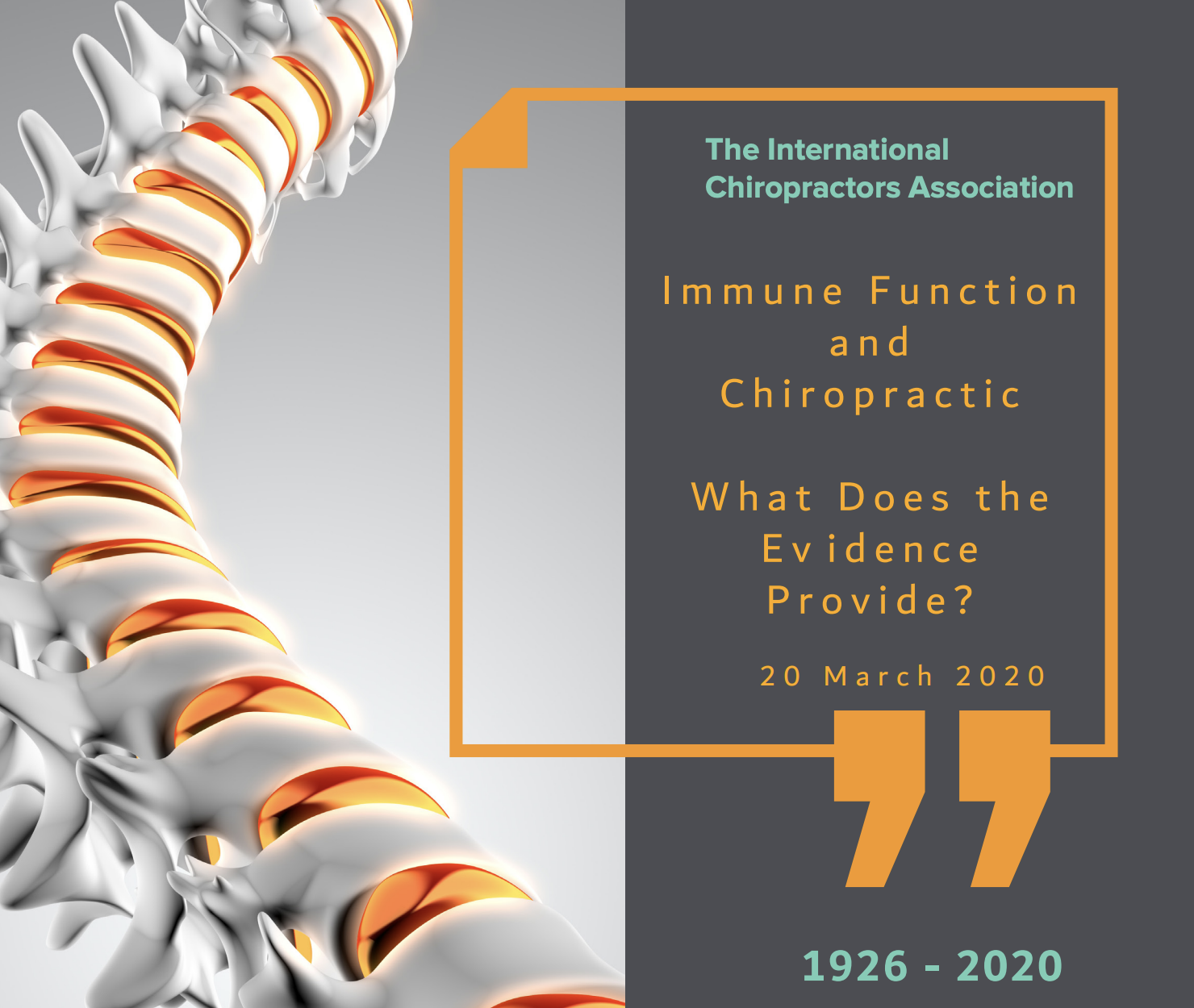 Immune function and Chiropractic